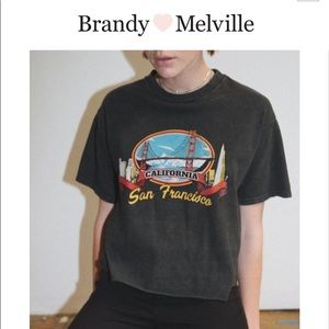 Brandy Melville San Fran crop top